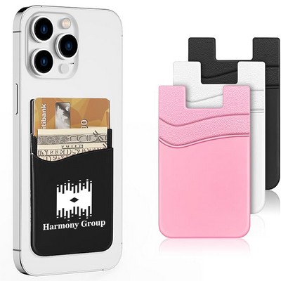 Double Silicone Cellphone Wallet