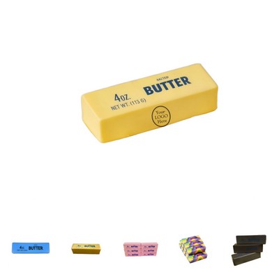 Multicolor Soft Butter Squishy Toy Slow Rising Stress Ball