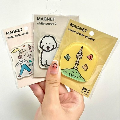 3" Custom Acrylic Fridge Magnets Diy Soft Magnetic Refrigerator Stickers