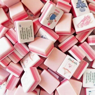 Shrink Wrapped Four Layer Acrylic American Mahjong Tiles