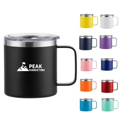 14oz Stainless Steel Insulated Coffee Mug