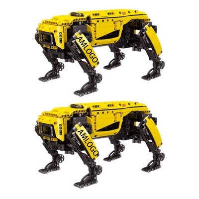 Remote & App Operated Robotic Dog Assembly Kit with Battery Unit