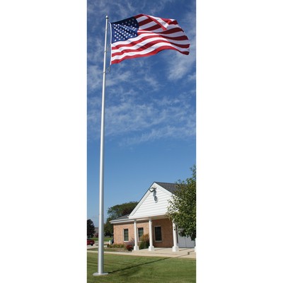 40' Architectural Series Pole with Internal Halyard - Satin