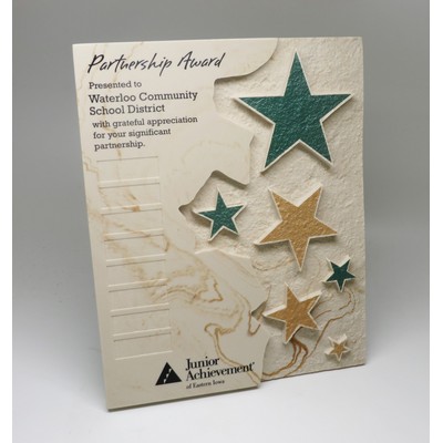 Chiseled Star Perpetual Plaque (7.5"x9.5")