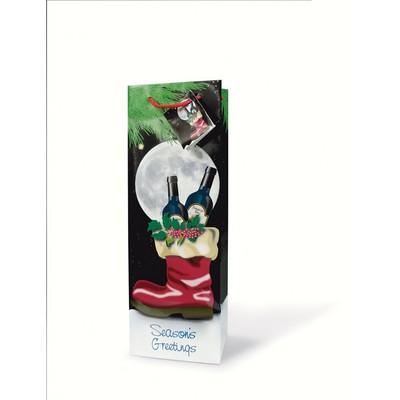 The Holiday Wine Bottle Gift Bag (Season's Greetings)