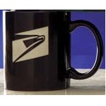 11.5 Oz. C Handle Stacking Black Ceramic Mug