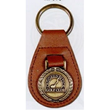 Key Fob with Wreath Emblem Fob (1")