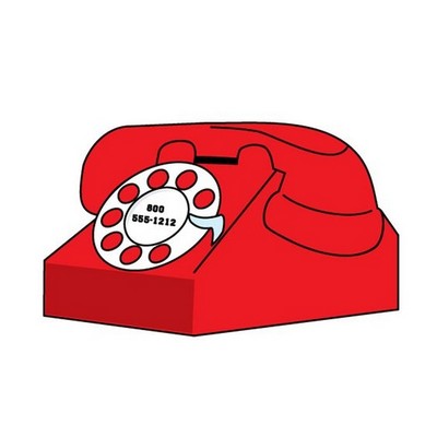 Rotary Dial Telephone Maxi Magnet (4 Square Inch)