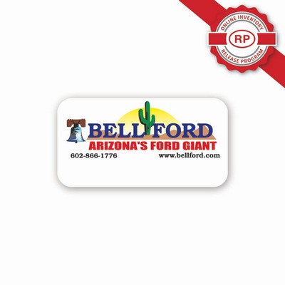 Full Color 50 Mil Name Badge (1.5"X3") Rectangle