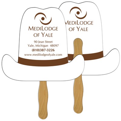 10 Gallon Hat Fast Hand Fan (2 Sides) 1 Day