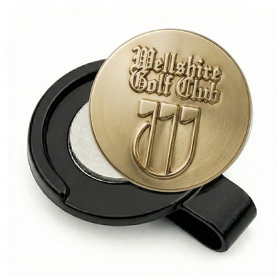 Economy Hat Clip Black Magic w/ Brass Marker