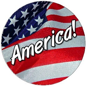 Round Hitch Cover w/Laminated Decal