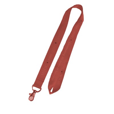 3/4" Brown Nylon Lanyard (20 Mil)