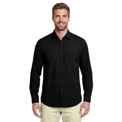 Men's Tonal Crossweave Classic Shirt