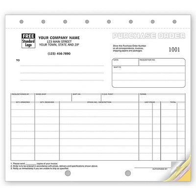 Purchase Order Forms - Small (2 Part)