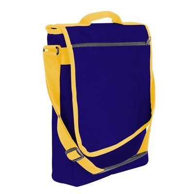 USA & Union Made 600 Denier Polyester Padded Messenger Bag (16"x12")