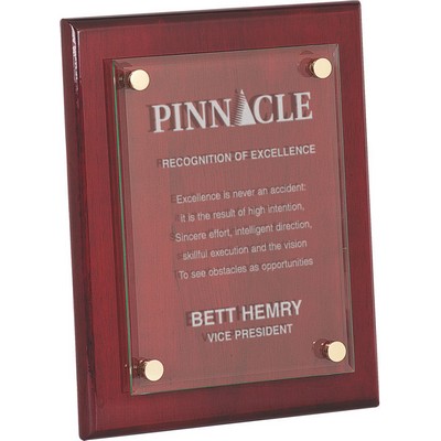 Rosewood Brown Flying High Plaque (8"x 10")