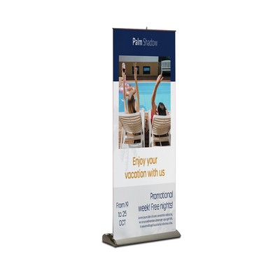 Premium Retractable Banner Kit, Vinyl (33" x 80" )