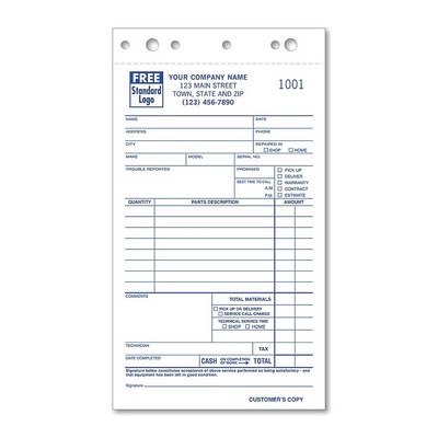 Service Order Forms (3 Part)