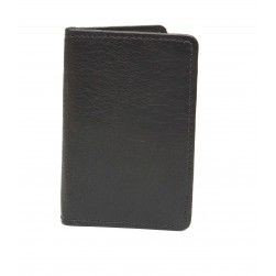 Ashlin® Designer Blaikie RFID Blocking Sleek Midnight Black Business Card Case