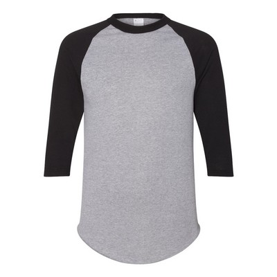 Augusta Sportwear® Three-Quarter Sleeve Baseball Jersey