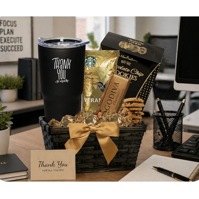Thank You Coffee & Cookie Basket