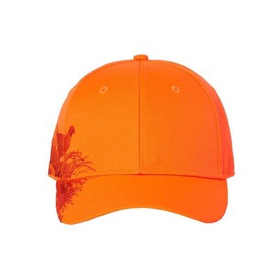 Dri Duck® Wings Pheasant Blaze Orange Cap (Embroidered)