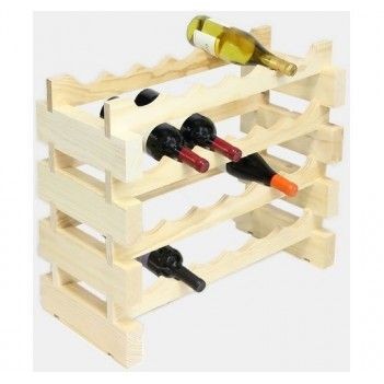 Modularack® Natural Beige 24 Bottle Wine Shelf Rack