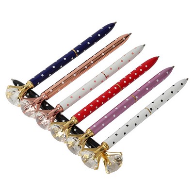 Elegant Diamond Metal Ball Pen