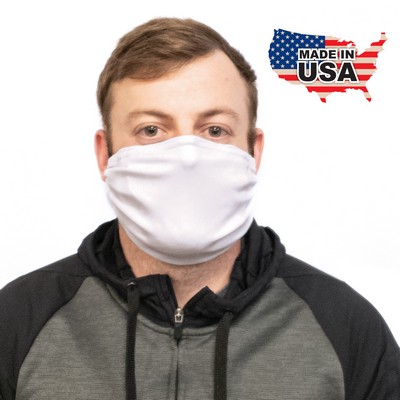 White Microfiber Face Mask
