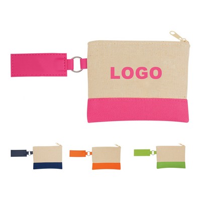 Canvas Coin Pouch