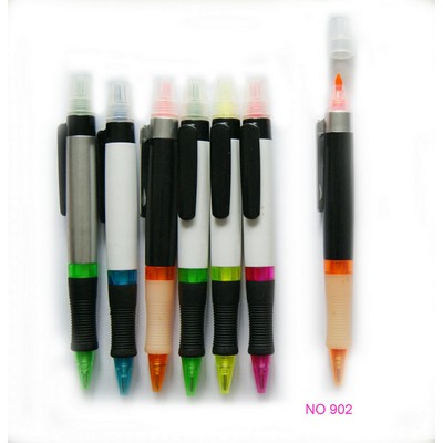 Roller Ballpoint Pen w/Marker