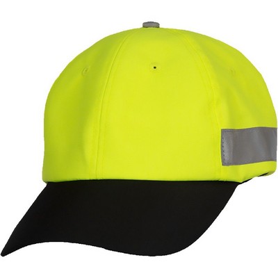 Reflective Apparel™ 2-Tone Safety Adjustable Baseball Style Hat-Cotton Sweatband