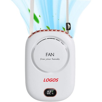 3-in-1 Wearable Hands-Free Neck Fan with Waist Clip