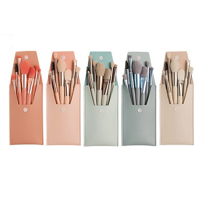 8" 1 Mini Makeup Brush w/ PU Case