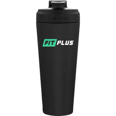 24 oz Hydroshkr Stainless Steel Shaker Bottle (Black)