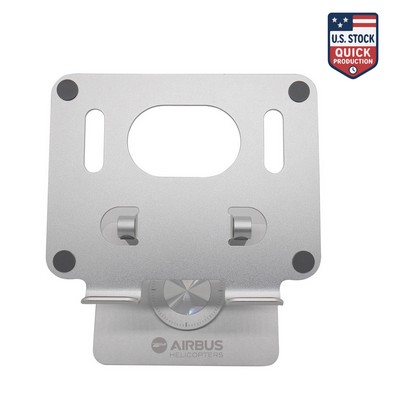 Metal Foldable Desktop Stand for Tablets & Phones – 360° Rotating Holder