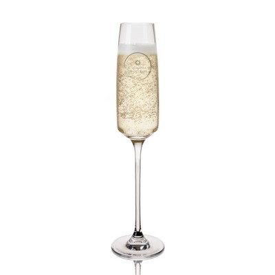 Viski® Reserve Julien Crystal Flute Glass, set of 4