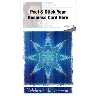 12-Month Calendar Magnet Pad - Tear-Off with Blank White Envelopes