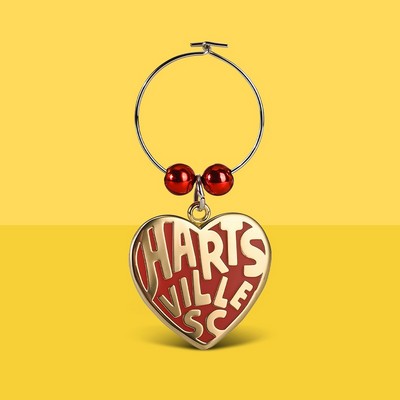 Hard Enamel Wine Charms 1"
