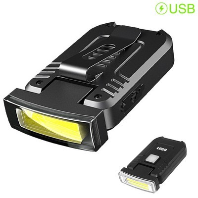 Magnetic LED Cap Light Ultra-Bright Rechargeable Hands-Free Brim Lamp Tactical Clip-On Work Light