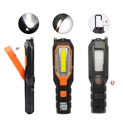 Portable Dual Mode LED Flashlight 90 Degree Back Magnet