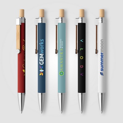 Phoenix Recycled Aluminum Softy Pen - Full-Color Inkjet