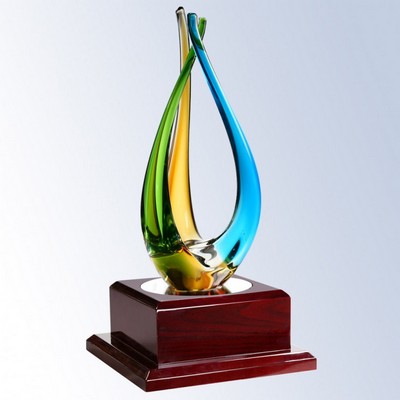 The Tripod Award w/Rosewood Base