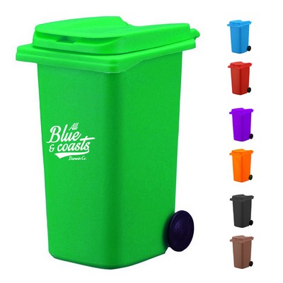 Mini Wheelie Bin Desktop Pen Holder