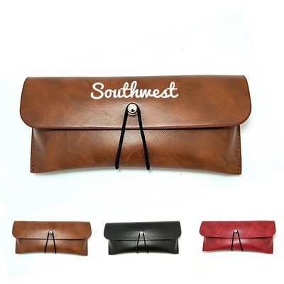 Elegant Pu Leather Glasses Case