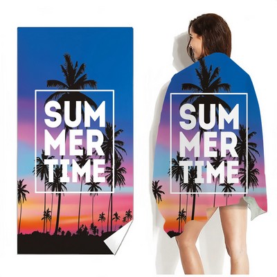 Oversized Quick Dry Microfiber Beach Towels Sand