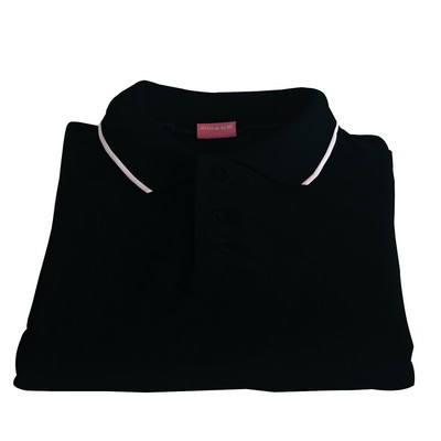 Polo Cotton Airtex Tipped Collar green-XS - 5XLT