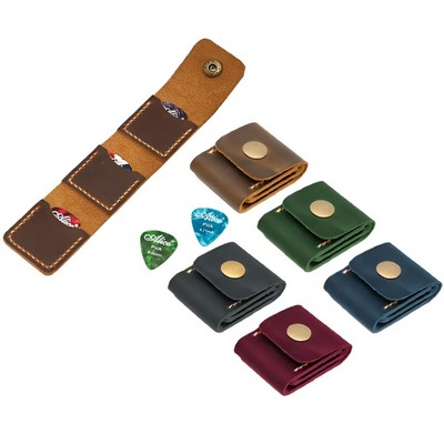 PU Leather Guitar Pick Holder