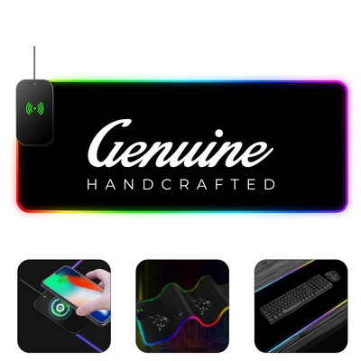 Wireless Charging Gaming Mouse Pad with Advanced Technology and Anti-Slip Base